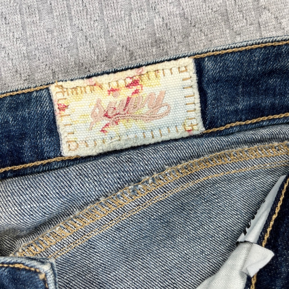 New with tags SIWY women 27/30X34 low rise Distressed whiskered Sexy Dress Jeans - Picture 7 of 16